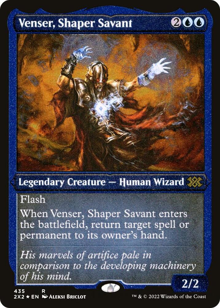 Venser, Shaper Savant (Foil Etched) - Double Masters 2022 - Magic