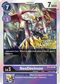 NeoDevimon (2022 Championship Online Regional) [Online Champion]