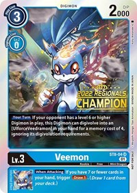 Veemon (2022 Championship Online Regional) [Online Champion]