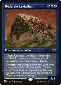 Kederekt Leviathan (Foil Etched) - Double Masters 2022 - Magic: The Gathering card
