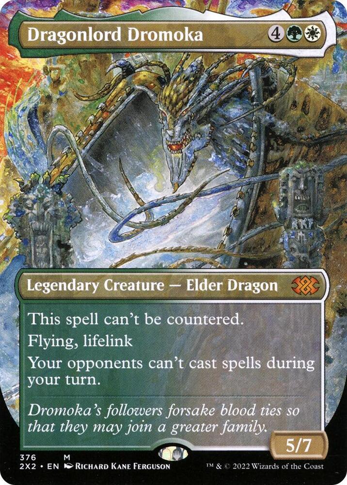 Dragonlord Dromoka (Borderless) - Double Masters 2022 - Magic: The
