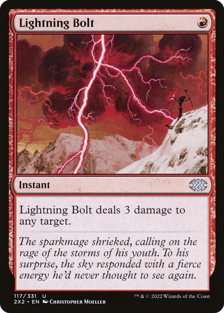 マジック：ザ・ギャザリング 2022 Magic: The Gathering Lightning Bolt Lightning Bolt - Double Masters 2022 - Magic: The Gathering