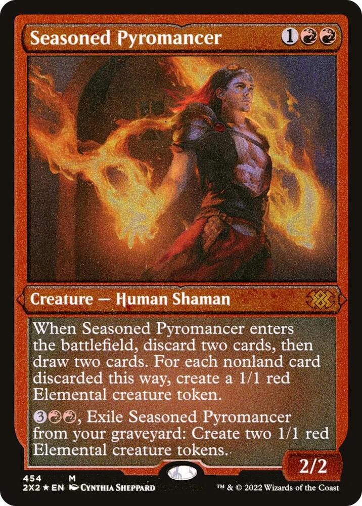 Seasoned Pyromancer (Foil Etched) - Double Masters 2022 - Magic