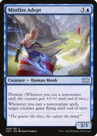Mistfire Adept - Double Masters 2022 - Magic: The Gathering card