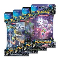 Lost Thunder Sleeved Booster Pack Art Bundle [Set of 4] from SM - Lost Thunder Pokemon card image