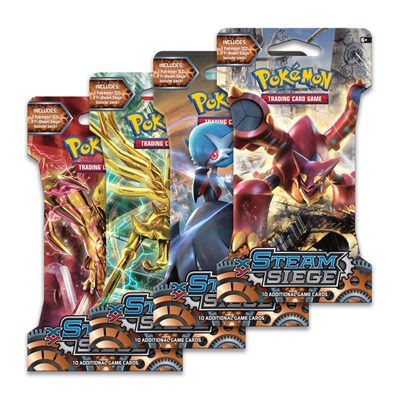 Steam Siege Sleeved Booster Pack Art Bundle [Set of 4]