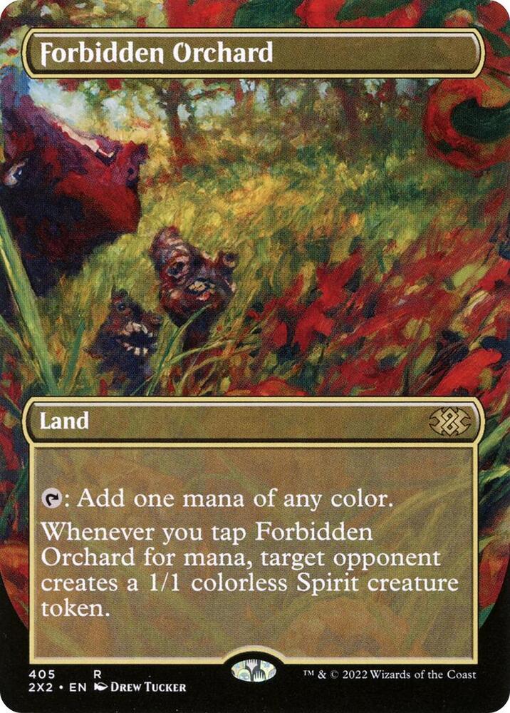 MTG 禁忌の果樹園 Forbidden Orchard EXP マスターピース Forbidden Orchard (Full Art) | Masterpiece Series: Zendikar