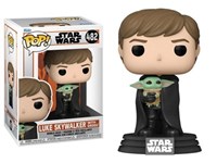 the Mandalorian Luke Skywalker with Grogu