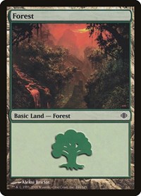 Forest (246) - Shards of Alara - Magic: The Gathering card