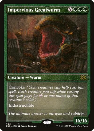 Impervious Greatwurm (Foil Etched)