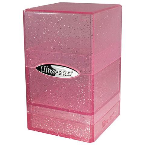 Satin Tower - Glitter Pink