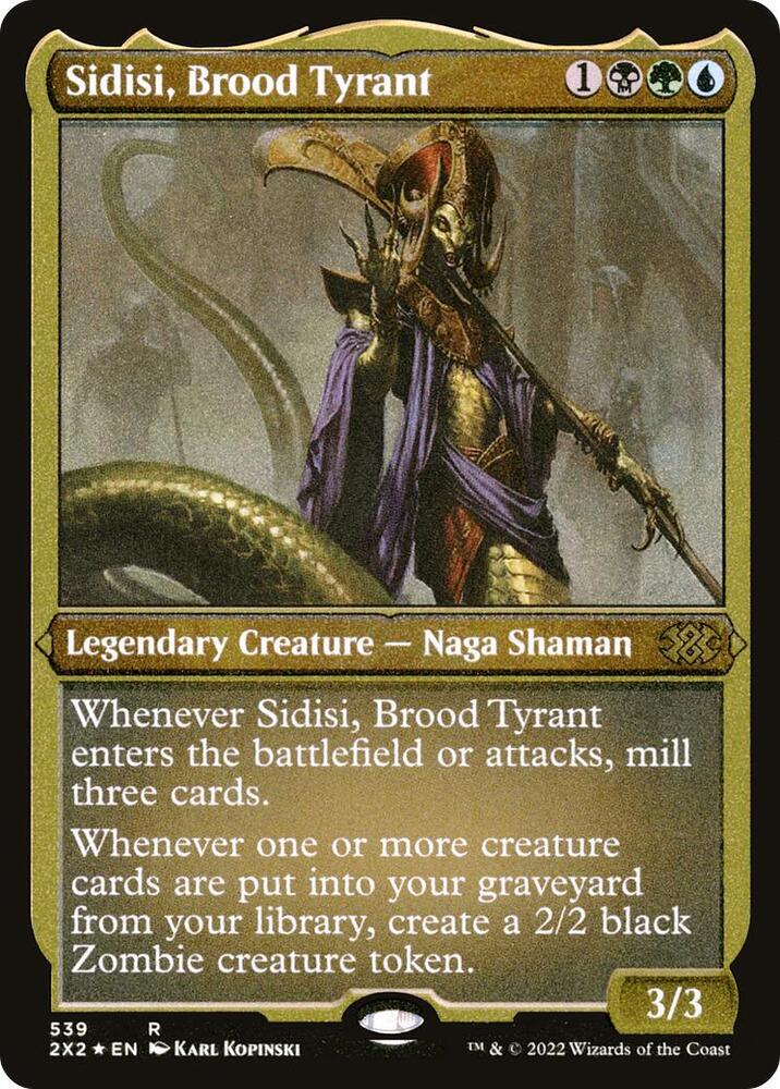 Sidisi, Brood Tyrant (Foil Etched) - Double Masters 2022 - Magic