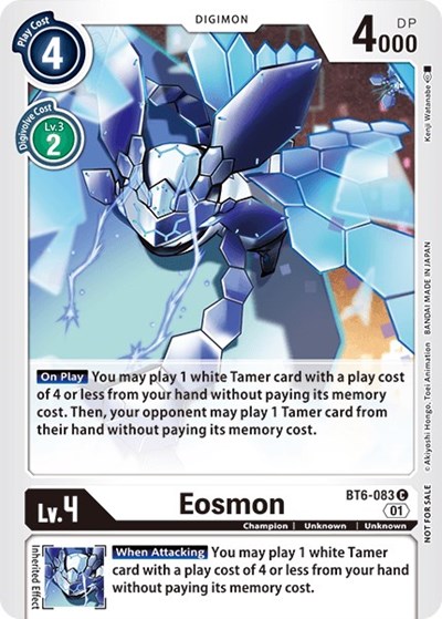 Eosmon - BT6-083 (Tamer Party Vol. 5 Promo) Double Diamond card price