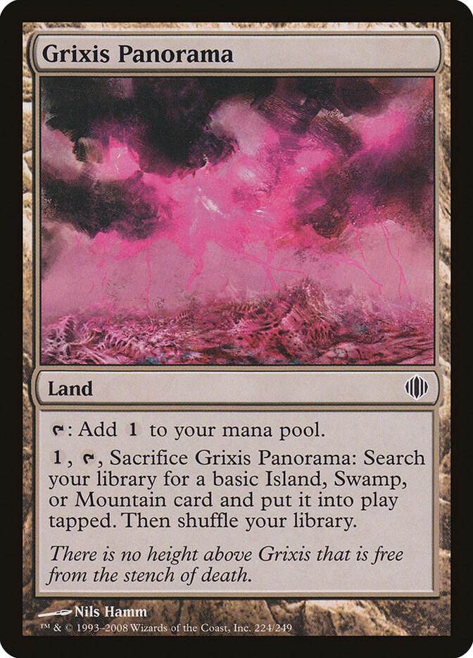 Grixis Panorama - Shards of Alara - Magic: The Gathering