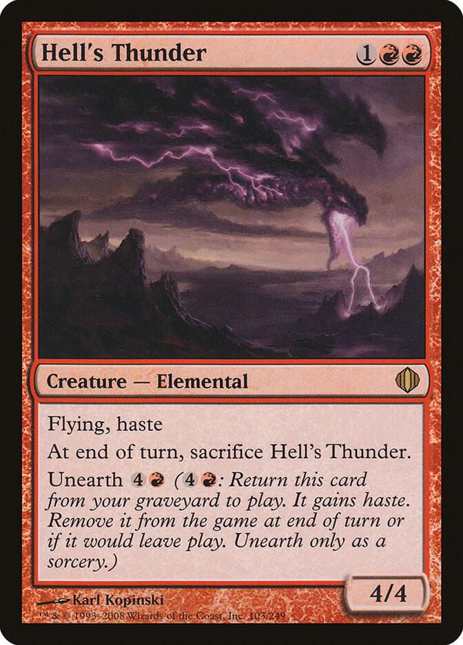 Hell's Thunder - Shards of Alara - Magic: The Gathering