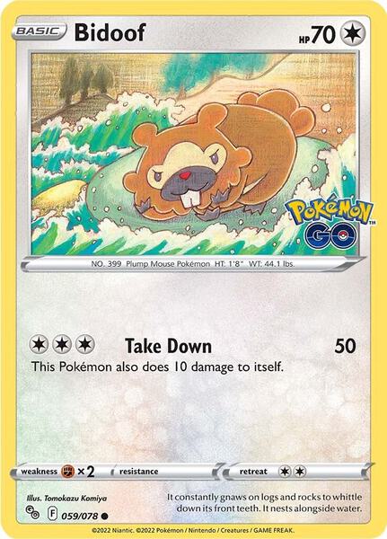 Bidoof card image