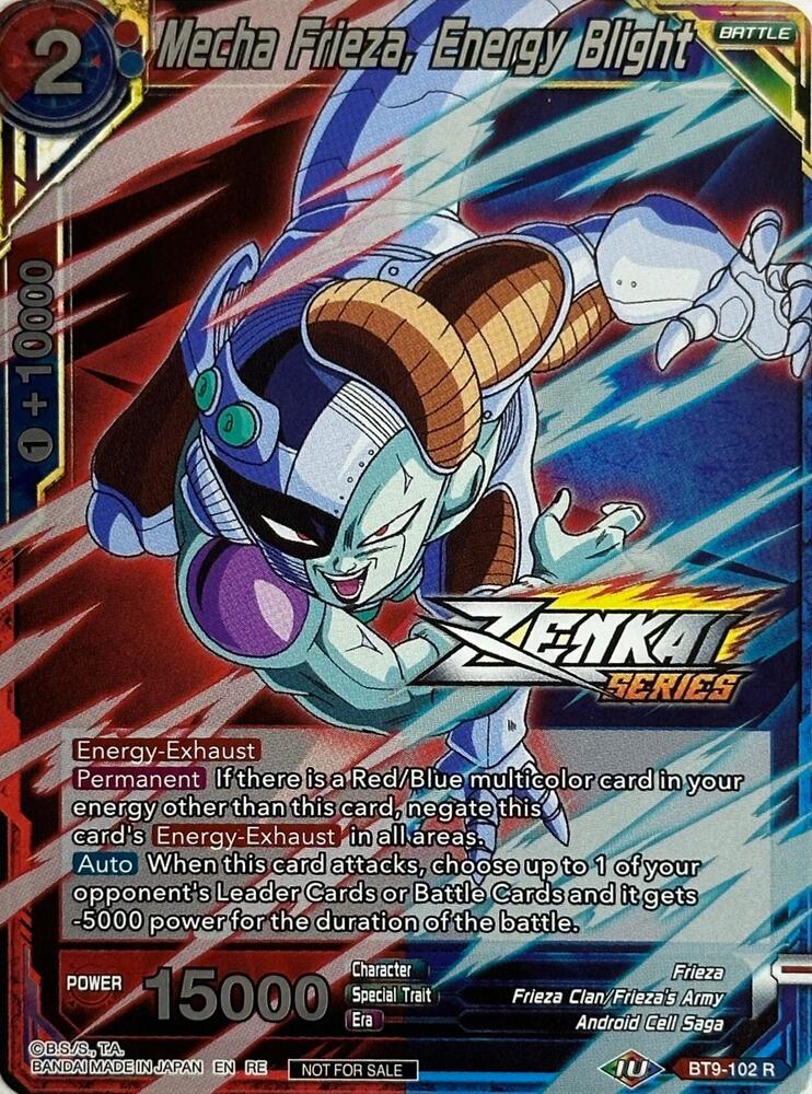 Mecha Frieza, Energy Blight (Event Pack 10) (Alternate Foil) #BT9-102 — Tournament Promotion Cards