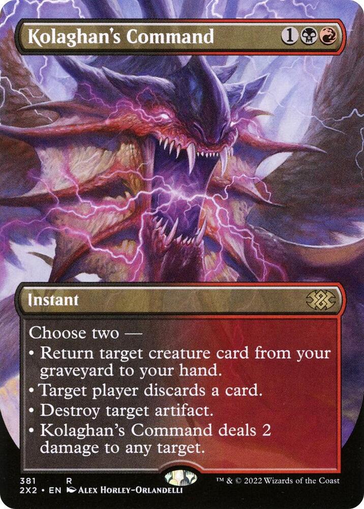 Kolaghan's Command (Borderless) - Double Masters 2022 - Magic: The