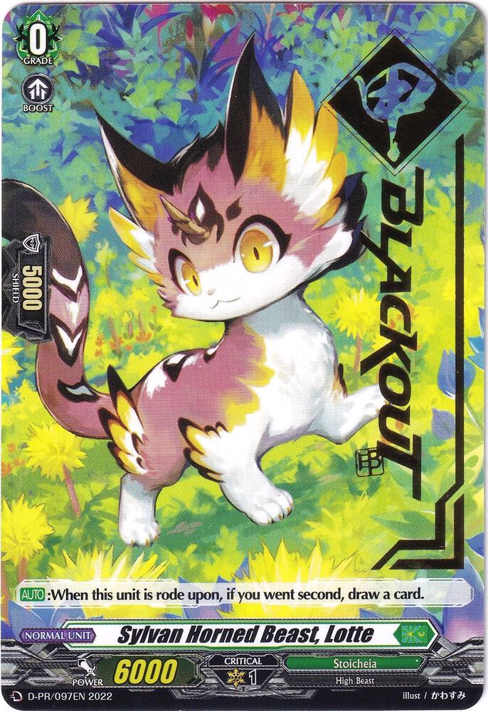 Sylvan Horned Beast, Lotte (Hot Stamped)