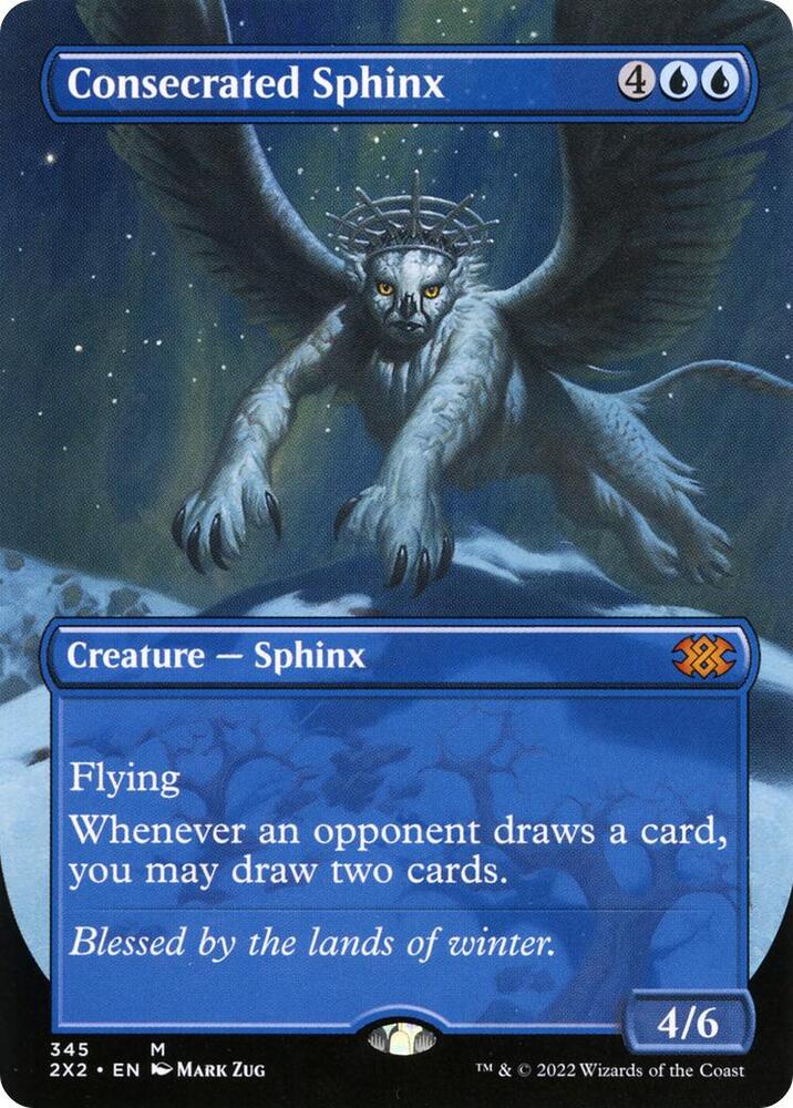 Consecrated Sphinx (Borderless) - Double Masters 2022 - Magic: The