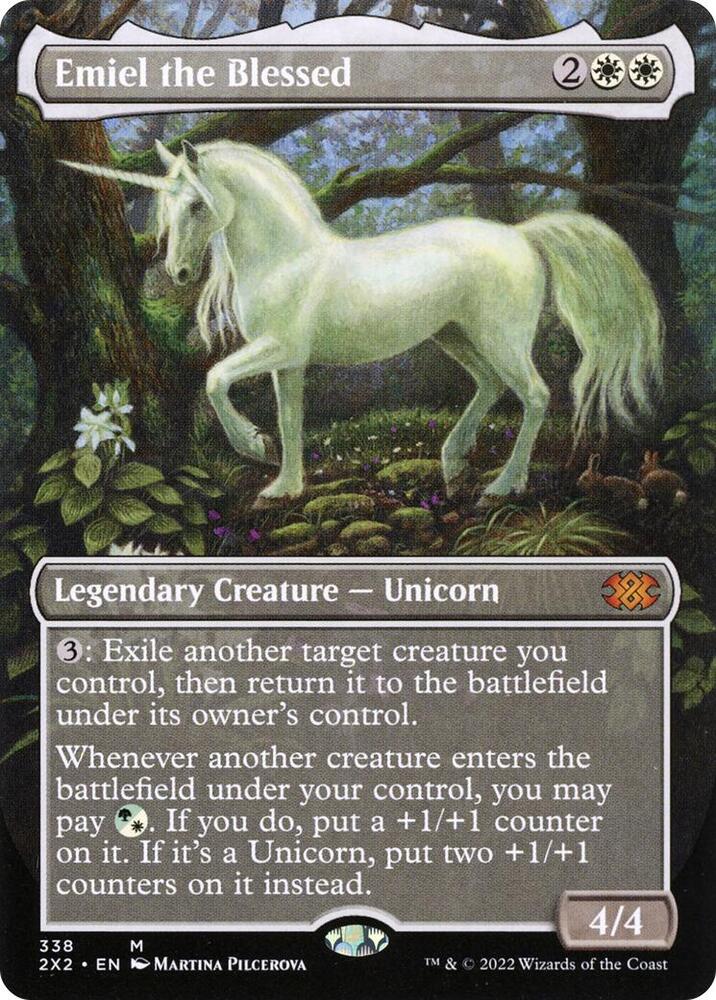 Emiel the Blessed (Borderless) - Double Masters 2022 - Magic: The
