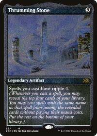 Thrumming Stone (Foil Etched) - Double Masters 2022 - Magic: The Gathering card