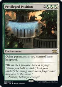 Privileged Position - Double Masters 2022 - Magic: The Gathering card