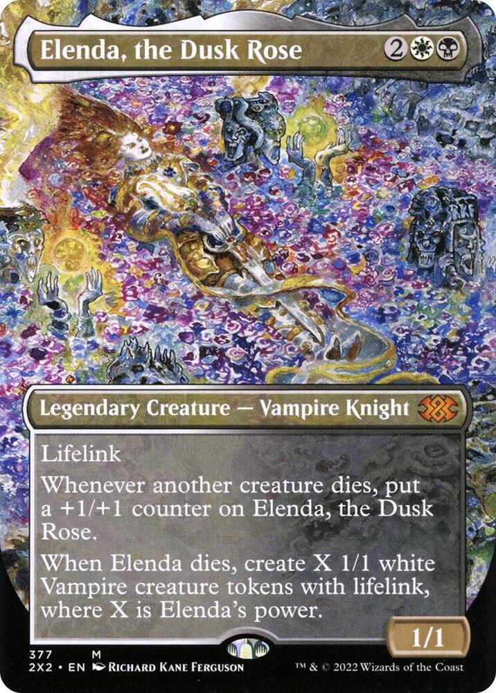 Elenda, the Dusk Rose (Borderless) - Double Masters 2022 - Magic
