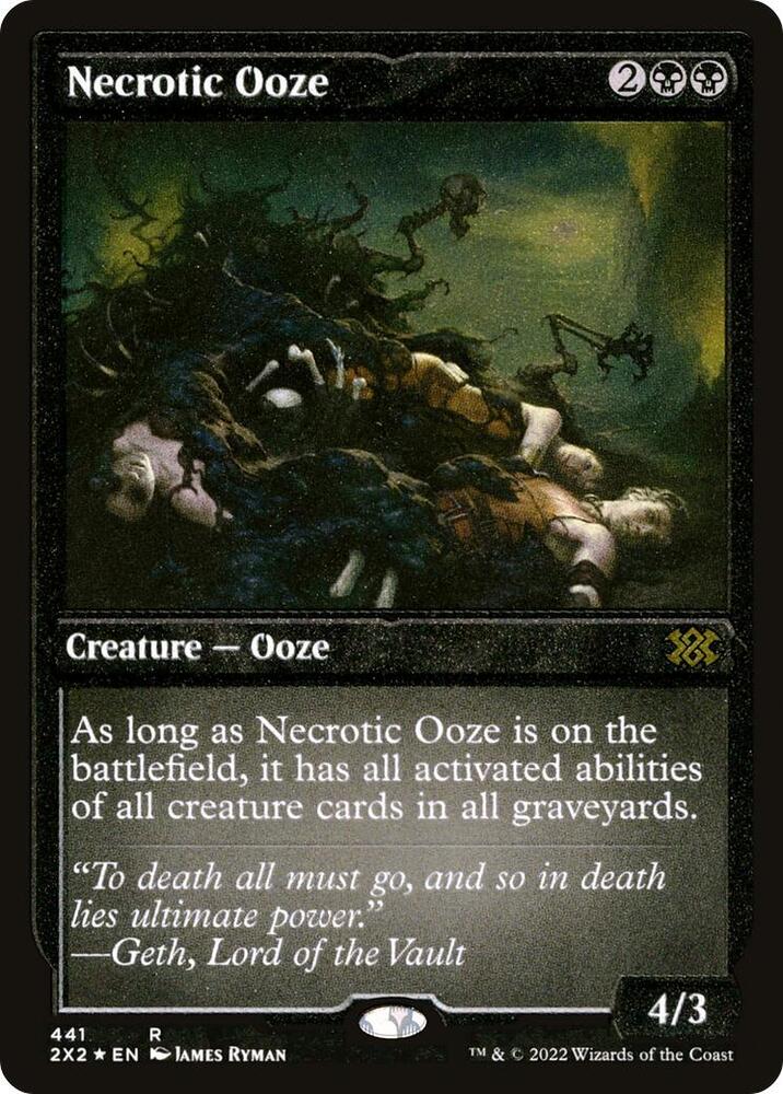 Necrotic Ooze (Foil Etched) - Double Masters 2022 - Magic: The