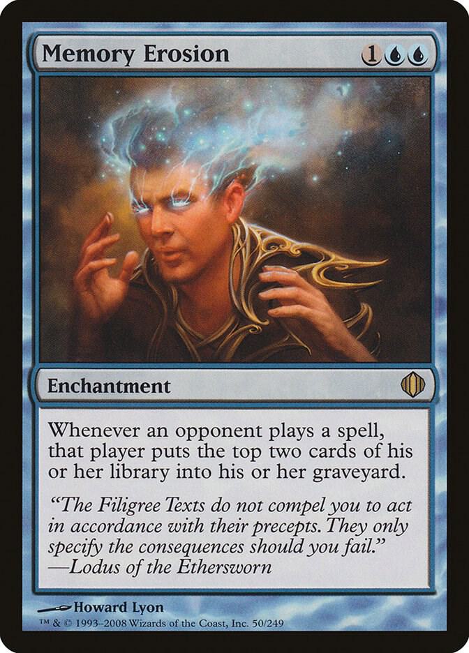 Memory Erosion - Shards of Alara - Magic: The Gathering