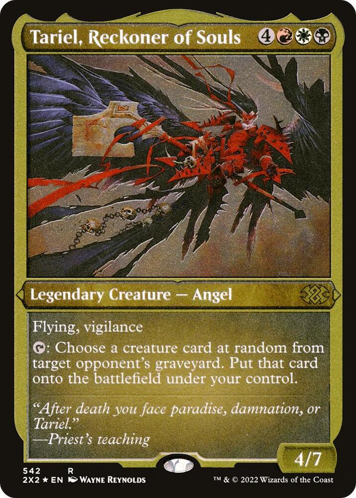 Tariel, Reckoner of Souls (Foil Etched) - Double Masters 2022 - Magic: The  Gathering - TCGplayer.com