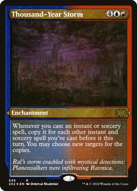 Thousand-Year Storm (Foil Etched) - Double Masters 2022 - Magic: The Gathering card