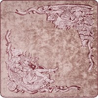 Distresstech Nebula x Peppermint Kiss - The Winter Wonder Witch Playmat · Pvramid Playmats
