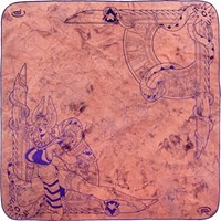 Pvrism-Dyed Cerebellum x Royal Gypsum - The Millennium Goddess Playmat · Pvramid Playmats