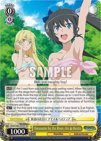 Encounter by the River, Ais & Hestia (SR) card
