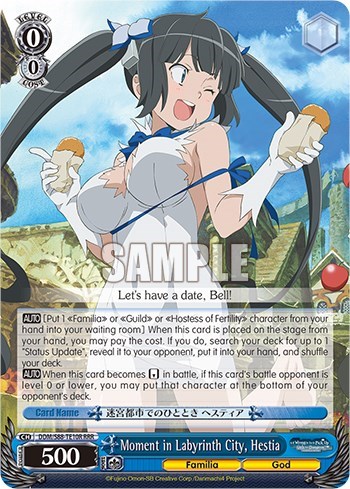 Moment in Labyrinth City, Hestia (RRR) card
