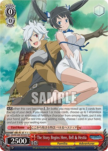 The Story Begins Here, Bell & Hestia (SR) card