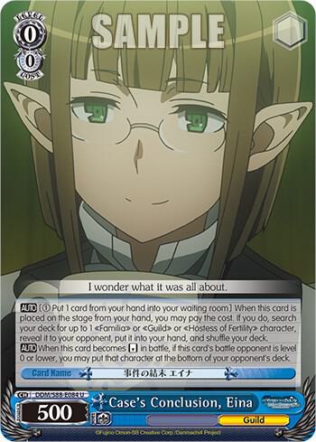 Case's Conclusion, Eina
