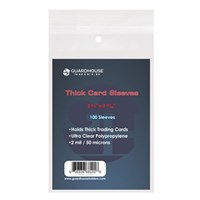 Guardhouse Card Sleeves Shield Sleeve for Thick Trading Cards (100-Pack)