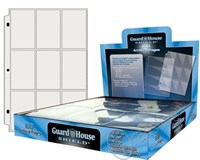 Guardhouse Shield 9 Pocket Archival Polypropylene Pages (100-Pack) from Guardhouse Protective Pages Pokemon card image