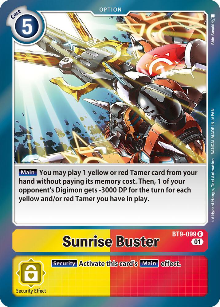 Sunrise Buster BT9-099 R card