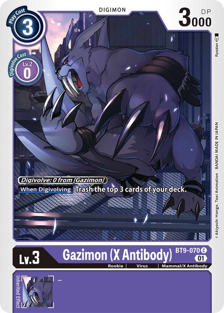 Gazimon (X Antibody) - X Record - Digimon Card Game - TCGplayer.com