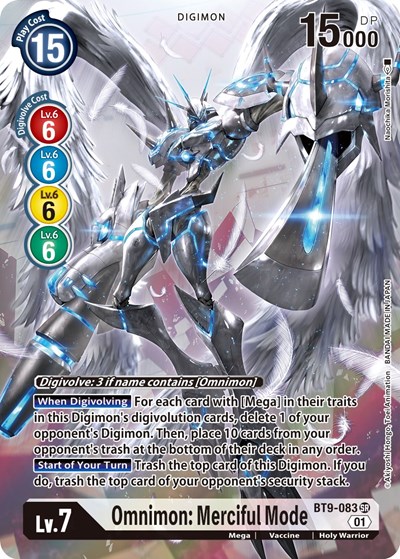Omnimon: Merciful Mode (Alternate Art) X Record card price