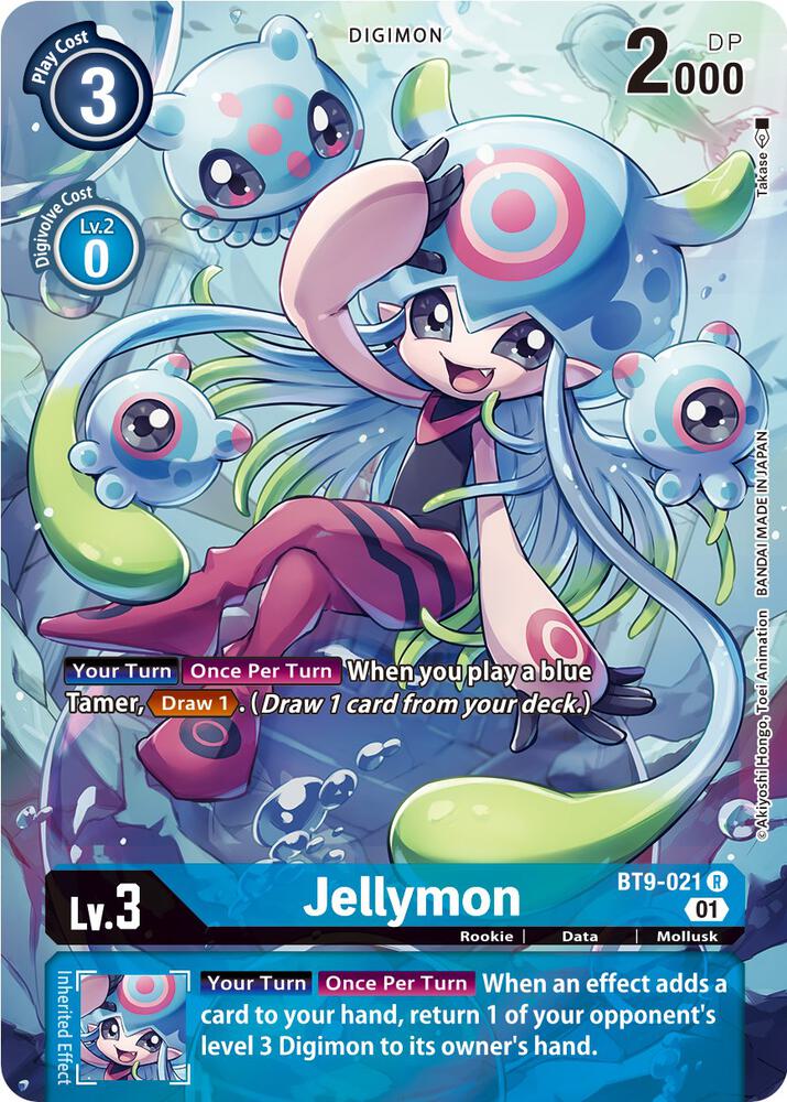 Jellymon Alternate Art digimon card