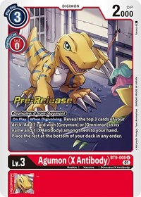 Agumon (X Antibody) (X Record Pre-Release Cards)