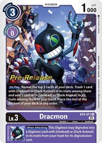 Dracmon (X Record Pre-Release Cards)