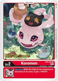 Koromon (X Record Pre-Release Cards)