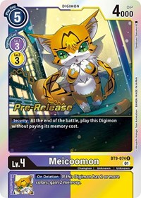 Meicoomon (X Record Pre-Release Cards)