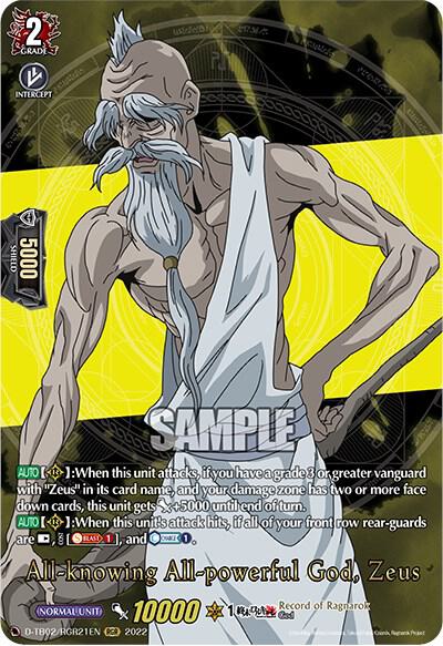 All-knowing All-powerful God, Zeus (RGR)