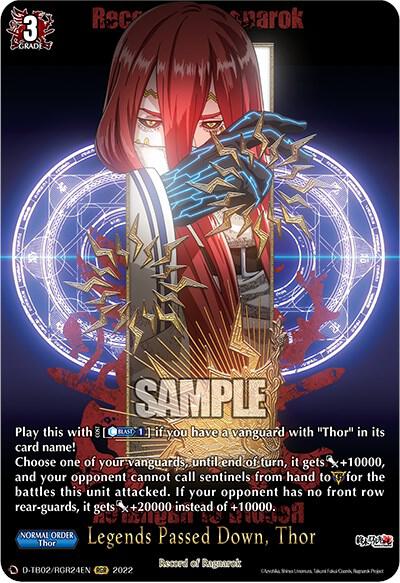 Legends Passed Down, Thor (RGR)